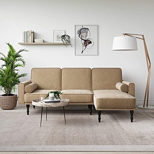 DHP Estelle Small Space Sectional